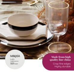 Mikasa Set Of 4 Luxe Deco Dinner Plates -Online Tableware Store 30948677 alt05