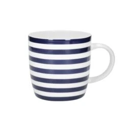 Kitchencraft Set Of 4 Blue And White Stripe Mugs -Online Tableware Store 30948717 alt03