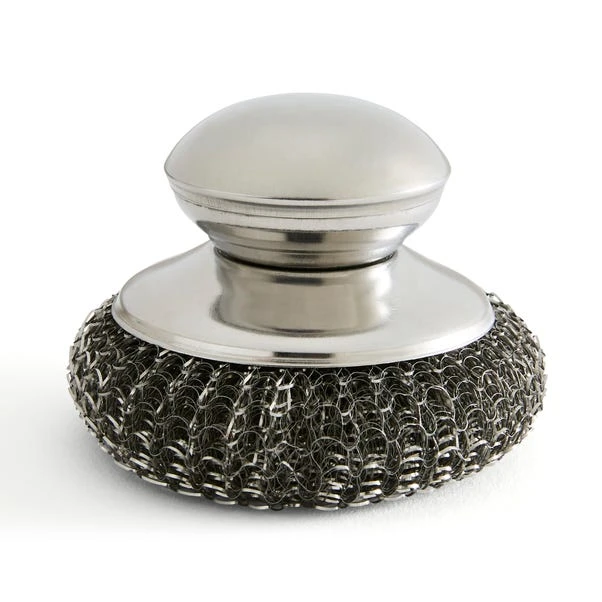 Steel Scourer With Stainless Steel Handle 3 Steel Scourer With Stainless Steel Handle - Image 3