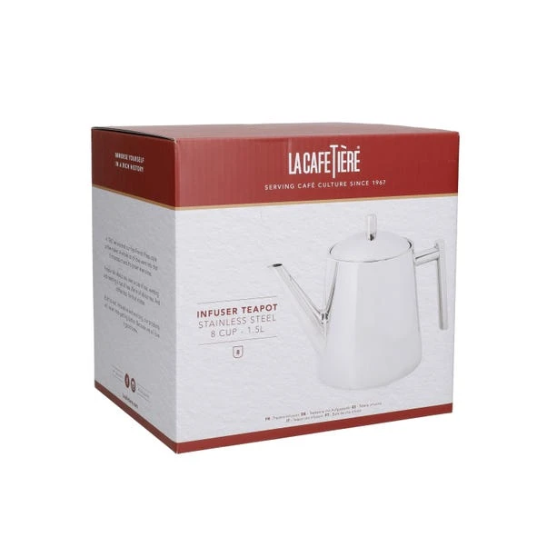 LA CAFETIERE Stainless Steel Teapot Infuser Med 7 LA CAFETIERE Stainless Steel Teapot Infuser Med - Image 7
