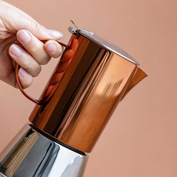 LA CAFETIERE Stovetop 4 Cup Copper 1 LA CAFETIERE Stovetop 4 Cup Copper