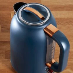 Dunelm Matt Navy Copper Kettle And Toaster Set -Online Tableware Store 60200784 alt03